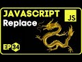 String REPLACE in Javascript | JavaScript in hindi - 34 #javascript #reactjs
