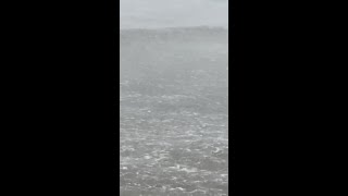 Strong winds and flooding reported in Gulfport, Mississippi