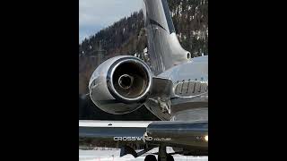 Bombardier Global 6000 Engadin Airport 18.02.2022