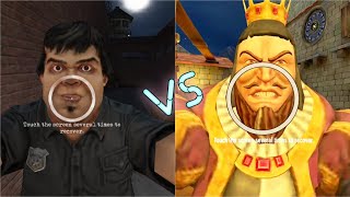 Angry King's Jumpscare Vs Terry Martinez's Jumpscare | Angry King Vs MR Meat 2