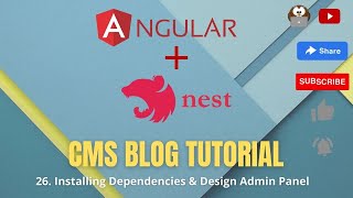 26. Installing Dependencies And Designing Admin Panel