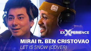 MIRAI ft. BEN CRISTOVAO - Let it snow (Cover) (live @ radio Evropa 2)