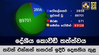 දේශීය කොවිඩ් තත්ත්වය තවත් එන්නත් හතරක් ඉදිරි දෙසතිය තුළ