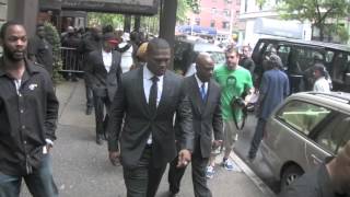 Hip-Hop stars at Chris Lightly's Funeral in New York City