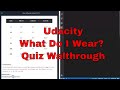 Udacity - What do I wear Quiz Walkthrough - Javascript