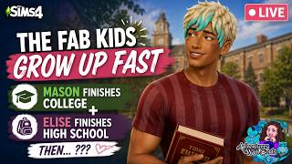 The Fab Kids Grow Up Fast… Mason Graduates & Elise’s Future Begins | Sims 4