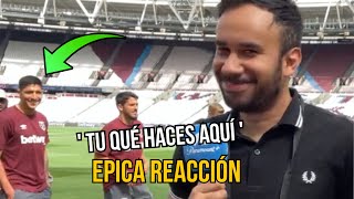 Épica reacción de Edson Álvarez al ver a Werevertumorro en su debut de la Premiere