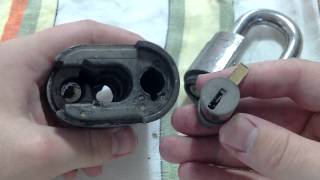 How to disassemble the Sargent Greenleaf 833c padlock