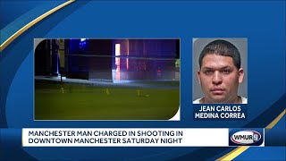 Manchester man charged in downtown Manchester shooting