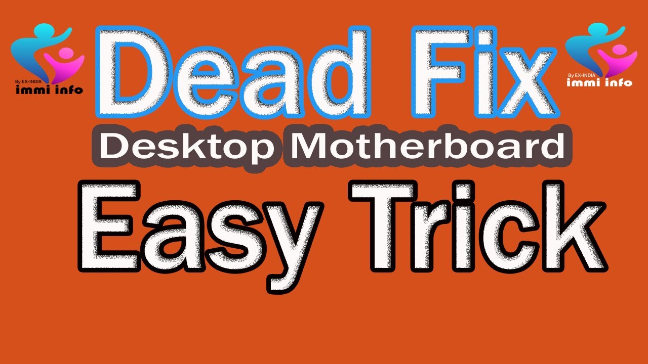 How To Repair Dead Motherboard Youtube