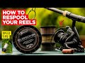 How To Respool Your Reels | Loading Line Correctly | Carp Fishing