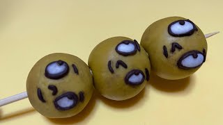 【粘土】だんご3兄弟作ってみた。