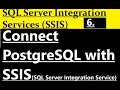 How to connect PostgreSQL to SSIS