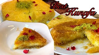 அரபு நாட்டு பாரம்பரிய டிஷ் குணாபா ஈஸியா வீட்லயே செய்யலாம்| Best kunafa ever