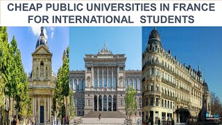 CHEAP PUBLIC UNIVERSITIES IN FRANCE FOR INTERNATIONAL STUDENTS NEW RANKING