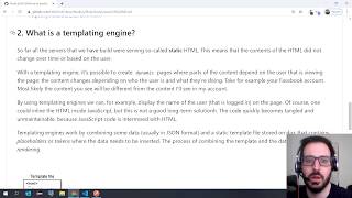 NodeJS Templating Engines (Handlebars)