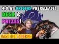 MTG - My 4-0 Origins Prerelease Deck and Opening Prize Packs! Magic: The Gathering