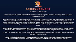 #LETUSIN EverRise is Pushing to Get Fair Listing for Tokens With Utility