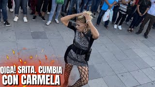 CARMELA! OIGA SRITA CUMBIA! Yo quiero con usted bailar con @musicalmilagroofficial #laliber