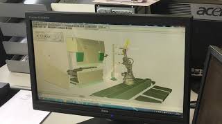 Simulation numérique d'une cellule robotisée de pliage de tôle SORI (Tullins) 1