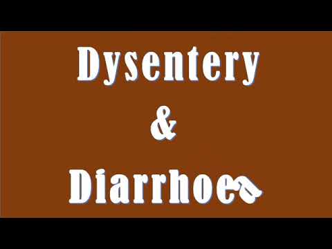 Difference Between Dysentery & Diarrhoea - YouTube