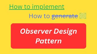 Topic Updates and Notifications | Observer Design Pattern | Java