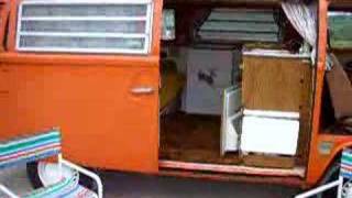 1973 Westfalia at the beach