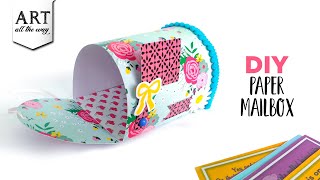 DIY Paper Mailbox | Storage Crafts | Paper Craft Ideas | Handmade Desk Organizer | Cute Mail box