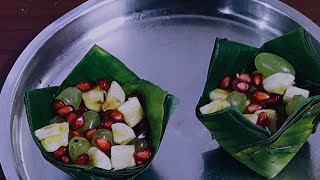 ಬಾಳೆ ಎಲೆ ದೋನೇ ( Banana leaf Donne) #fruits #viral #craft #art #banna #latest #donne #fruitcarving