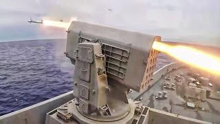 RIM-116 Rolling Airframe Missile • RAM Launch