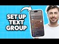 How To Create A Text Group On iPhone 2026 (Step-By-Step Tutorial)