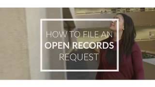 How to file an Open Records Request