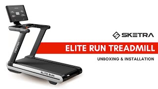 Sketra Elite Run Treadmill Installation | #sketra #elite #treadmill #commercial #installation #gym