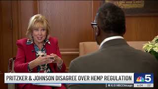 Pritzker hammers Johnson over poor ‘relationships in Springfield' amid hemp fight