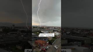 Raio ⚡️ caindo em Biguaçu/SC #raios #chuva #tempestade