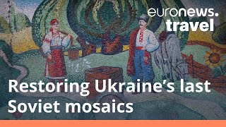 From propaganda to protected: The Soviet mosaics left behind in Ukraine