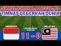 🔴 INDONESIA 11 - 0 MALAYSIA - TIMNAS GEGERKAN DUNIA - SIMULASI PIALA AFF U-19 GAMEPLAY PES 2021