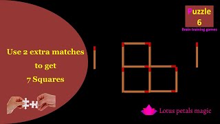Matches stick games | Math Games | Puzzles | Riddles |Mind Games | Brain |Mental | IQ test |Activity