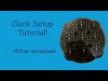 Clock setup tutorial + EStar exclusives