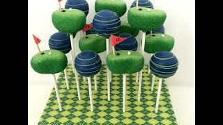 How to make Golf Course Cake Pops