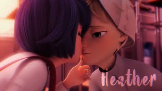 Marinette x Adrien (+ Kagami) || Heather - Conan Gray