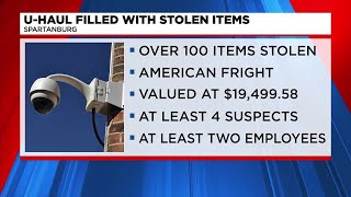 U-HAUL filled with nearly $20,000 of stolen items, officials say