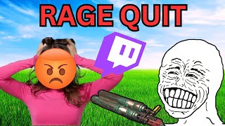 GRIEFING A E-GIRL STREAMER UNTIL SHE QUITS - rust trolling