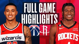 WIZARDS at ROCKETS | FULL GAME HIGHLIGHTS | January 25, 2023
