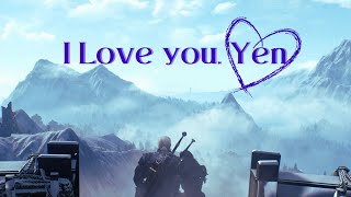 Geralt admits his love to Yennefer - The Witcher 3 Gameplay