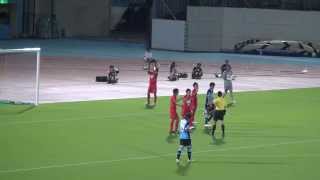 2013年9月11日 川崎 VS 高知大学 10分アラン ピニェイロゴール(PK)