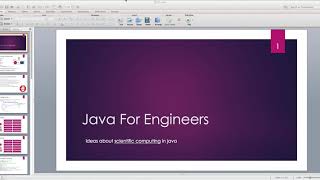 Java for Scientific Computing: Intro