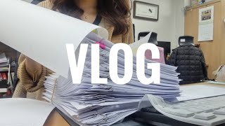 👩‍💻 Vlog 개미는 (뚠뚠) 오늘도 (뚠뚠) 열심히 일을 하네! / 직장인 브이로그/ 사무직 브이로그/ 회계 경리 사무직/ 일만 하는 브이로그