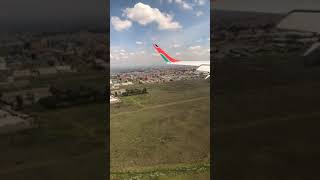 Landing in Nairobi with Kenya airways