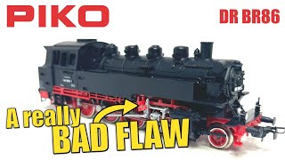 A BAD FLAW - Piko Deutsche Reichsbahn BR86 Tank Engine Review \u0026 Repair | HO Scale model railway